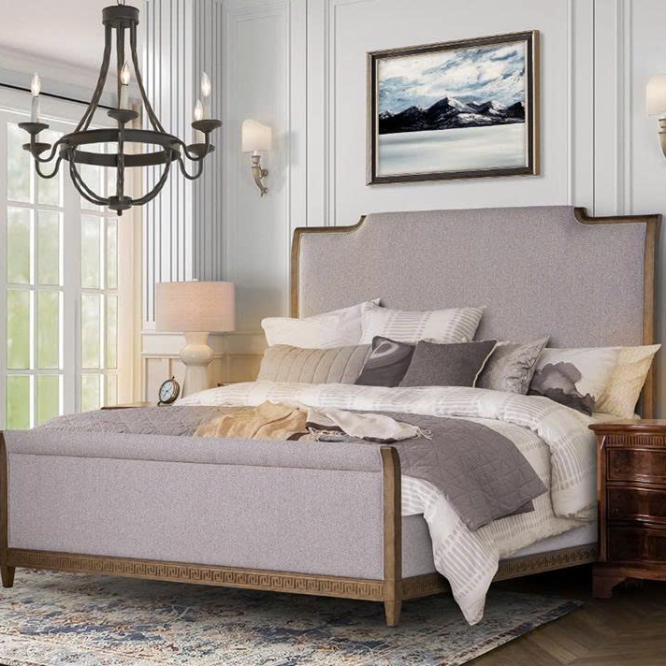 Delorme Upholstered King Bed