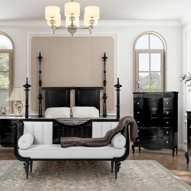 Baldwin Solid Wood Bed