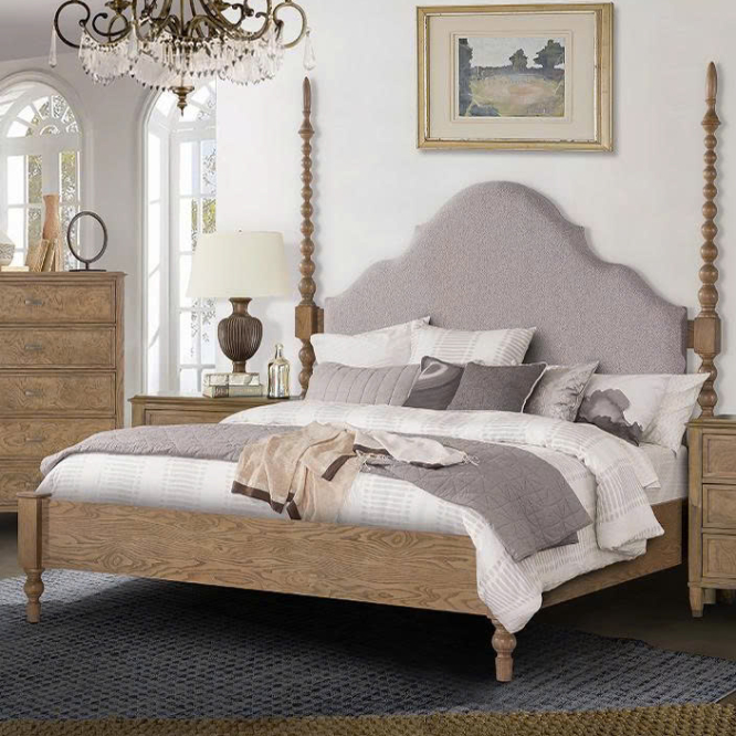 Jules Upholstered Poster Bed