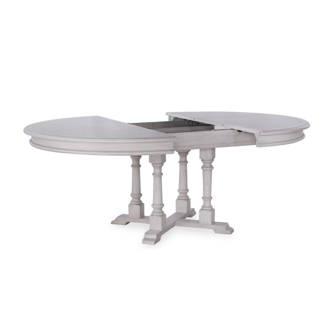 Round Extendable Dining Table