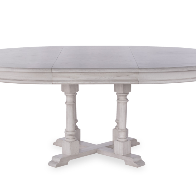 Round Extendable Dining Table