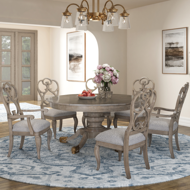 Jupe Round Extending Dining Table