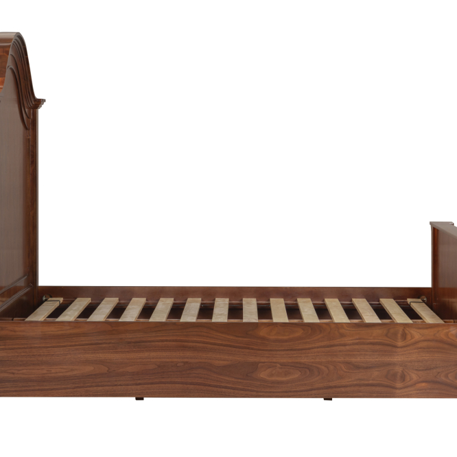 Estelle Panel Solid Wood Bed