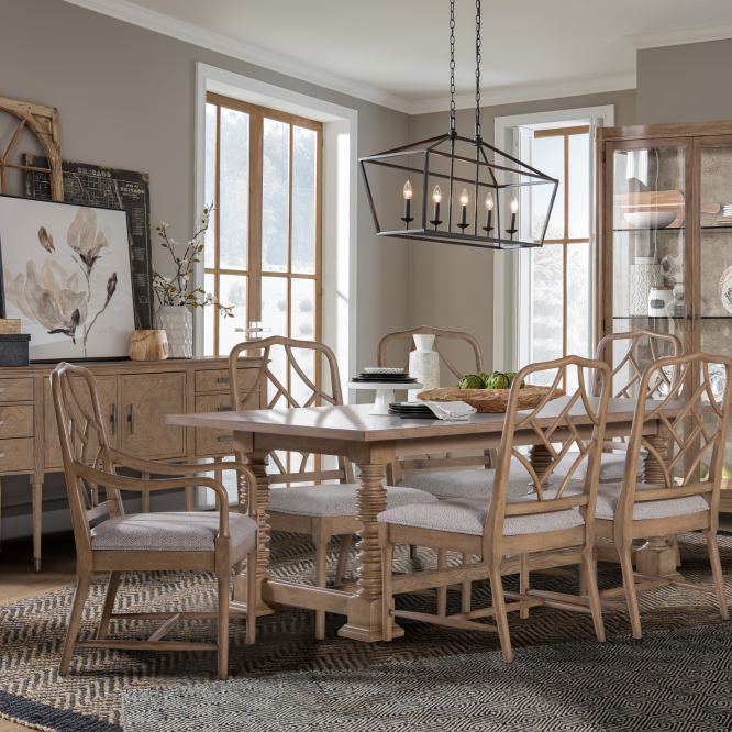 Rectangular Extendable Dining Table