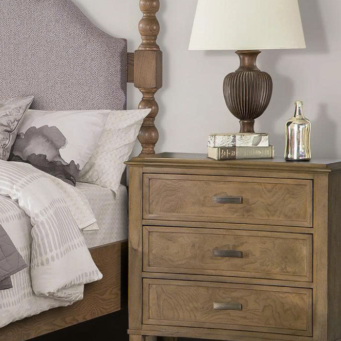 Kerala Three Drawer Nightstand